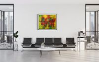 Abstrakte Kunst im Büro / Steffen Langer / Produktivität fördern