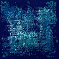 Abstrakt Blau von Steffen Langer